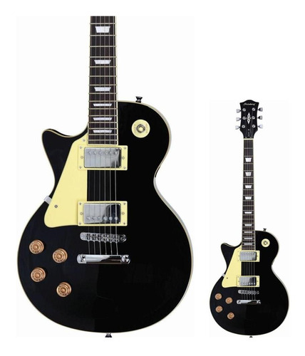 Guitarra Canhoto Les Paul Strinberg Lps230 Black