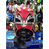 Máscara Semi-profesional  Del Luchador Kalisto Rojo