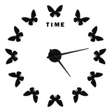 Reloj De Pared Grande Con Forma De Mariposa, Diseño Innovado