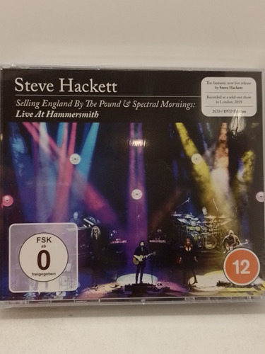 Steve Hackett Live At Hammersmith Cdx2 Y Dvd Nuevo 