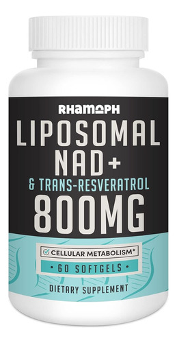 Liposomal Nad + Trans Resveratrol 60 Capsulas Eg N32 Sabor Sin Sabor