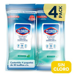 Pack De Toallitas Desinfectantes Clorox Expert 4x30 Un