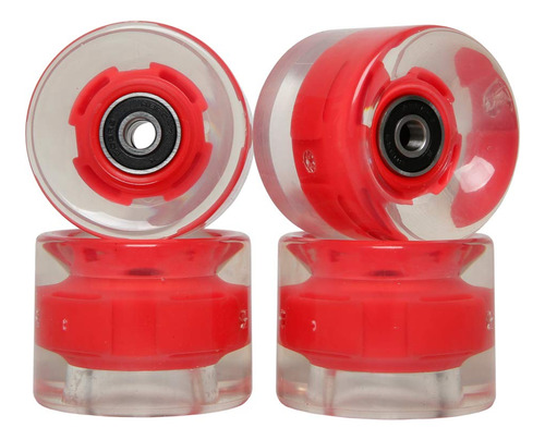 Ruedas De Skate Freedare De 60 Mm Con Rodamientos Led Cruise