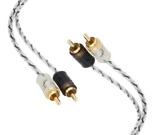 Cabo Rca Som Modulo Automotivo Taramps 1 Metro Stereo 