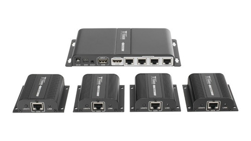 Kit Completo Distribuidor Hdmi 1x4 Epcom Titanium Splitter