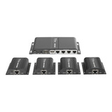 Kit Completo Distribuidor Hdmi 1x4 Epcom Titanium Splitter