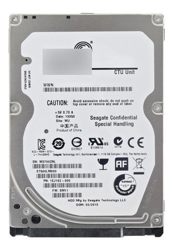 Disco Rigido Notebook 1tb 2.5 9mm Sata Seagate 5h20l22184