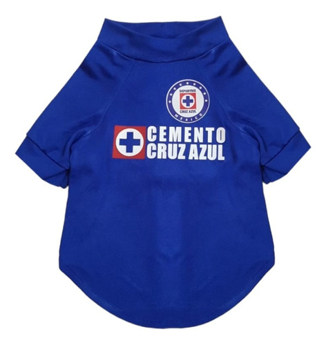 Playera Jersey Cruz Azul Para Perro O Gato. 