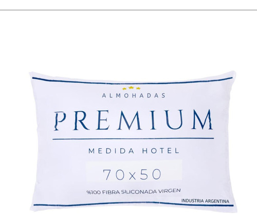 Almohada Premium Linea Hotelera 70x50cm. 