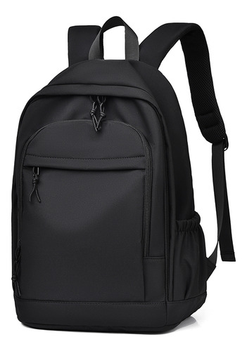 Mochila Escolar Kikigoal Cmf-9003bb Color Negro Diseño Lisa 32l