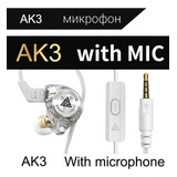 Auriculares Con Cable Qkz Ak3 Bass Auriculares Estéreo