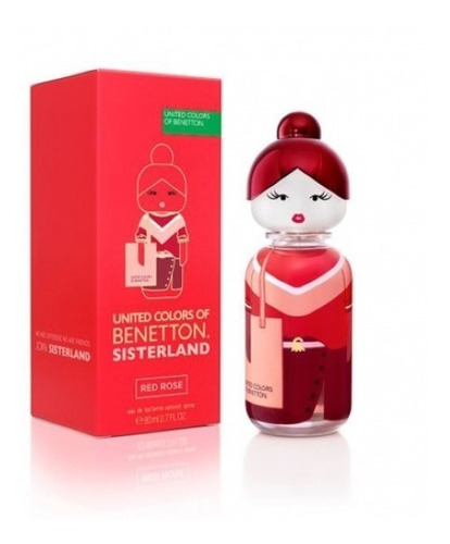 Perfume Mujer Benetton Sisterland Red Rose Edt 80ml