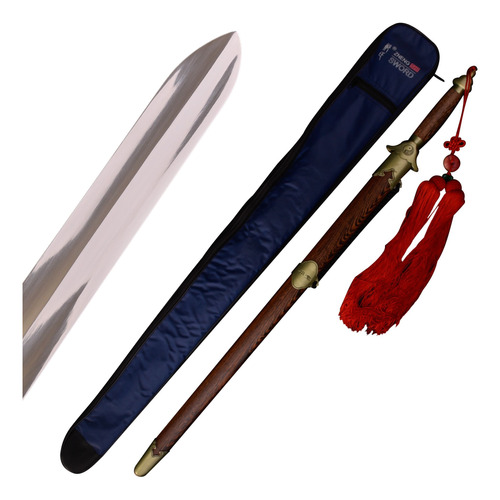 Espada Chien Jian Han Semi Flexível Full Tang Premium Kensei