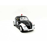 Carro Policía De Colección A Escala Volkswagen Beetle Clasic