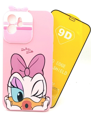 Case Daisy + Mica Cristal Para iPhone 12 