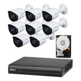 Kit Audio Microfonos 8 Bullet Dvr Dahua 16ch 1080p Lite 2tb