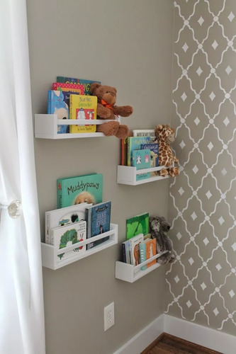 4 Prateleiras Montessoriana Para Brinquedos E Livros