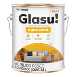 Tinta Acrílica Fosco Glasu! Muda Fácil 3,6l Suvinil Cores