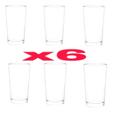 Vaso Siena Liso Cristar Transparente X 6