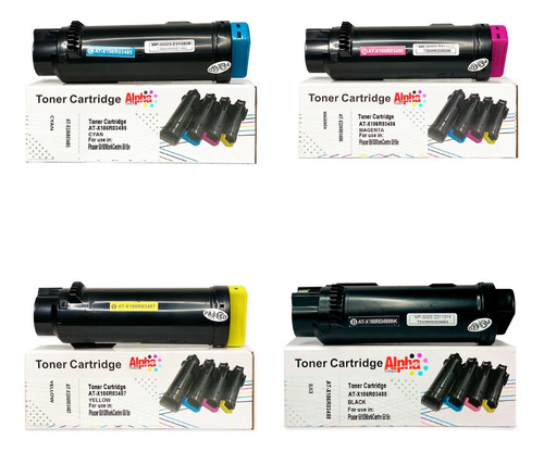 4 Toner Compatible Con Xerox Phaser 6510 Workcentre 6515 