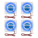 4 Unids 5010 Ventilador De Enfriamiento 12v Rgb 1.969x1.969x