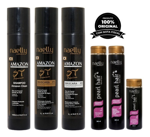 Naelly St Kit Definitiva + Kit Manutenção Pearl Hair