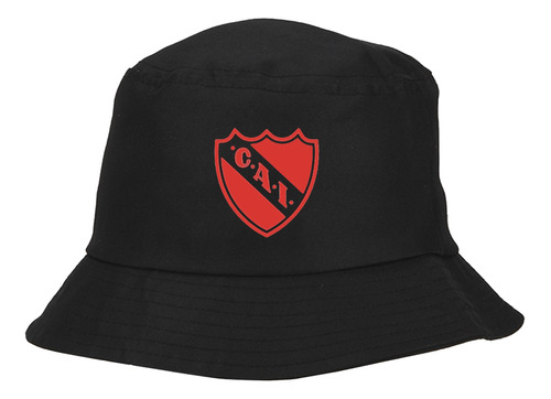 Gorro Piluso Futbol Escudo Negro Independiente