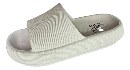 Sandalia Mujer Slide Sandalias Eva Color Crudo - Polemic