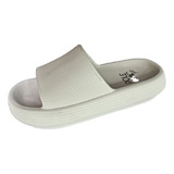 Sandalia Mujer Slide Sandalias Eva Color Crudo - Polemic