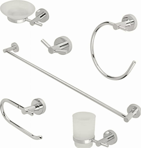 Urrea 1003cl Juego De 6 Accesorios Modernos Para Baño,