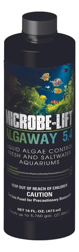 Microbe-lift Algaway - Control De Algas 5.4 Para Acuarios Do