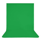 Fondo Fotográfico,telon Verde Chroma De Tela Muselina 1mx 3m