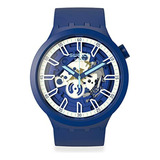 Reloj Swatch Iswatch Blue Quartz Unisex Sb01n102 - Azul
