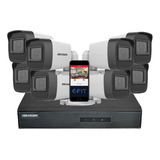 Camara Seguridad Kit Hikvision Dvr 16 Canales + 8 Bull 720p