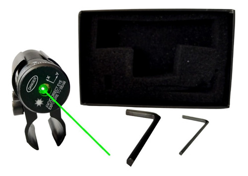 Mira Laser Rifle Punto Verde Con Accesorios 