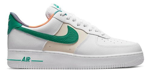 Tênis Sneaker Nike Air Force 1 07 Lv8 White Green Original