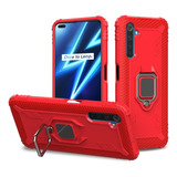 Funda Protectora Para Oppo Realme 6 Pro Con Soporte