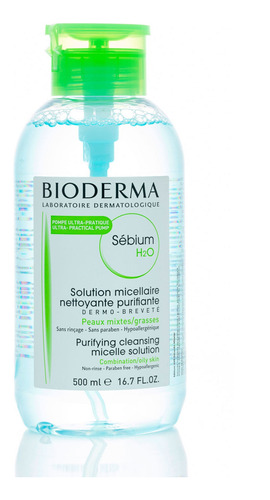 Sébium H2o Agua Micelar - Bioderma 500 Ml