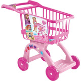 Carrinho De Compras Menina Rosa Princesas Disney Original 