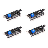 Paquete 4 Pzas Modulo Interface Serial I2c P/ Display Arduin