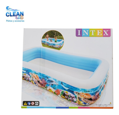 Pileta Piscina Inflable Infantil Intex Tropical 305x183x56 P