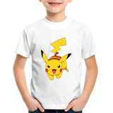 Polera Pikachu Pokemon Pokemones Niños Adultos Unisex