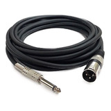 Cabo P10 Mono X 1 Xlr Macho Mono 8 Metros