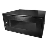 Mini Rack De Parede Padrão 19'' 5u X 480mm Preto Rede Dados