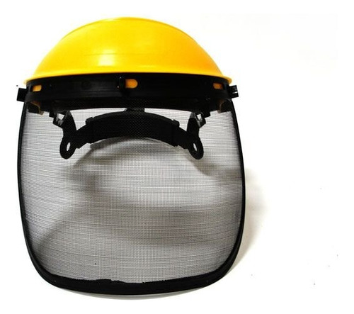 Máscara Proteção Facial Roçadeira Em Tela De Aço - Segurança