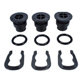 Kit Tapones De Brida Para Tomas De Agua Todos Los Autos Volkswagen Audi Seat (3 Tapones, 3 Orings, 3 Seguros) 