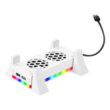 Base De Ventilador Rgb Luz Cooler Para Para Xbox Serie S