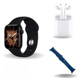 Kit (smartwatch T500 + Correa Azul + Wireless Headphone)