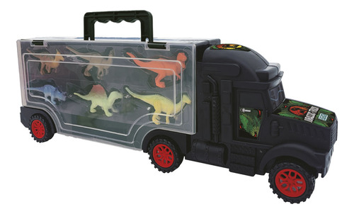 Camión Con 6 Dinosaurios Jurassic Truck World Dityos