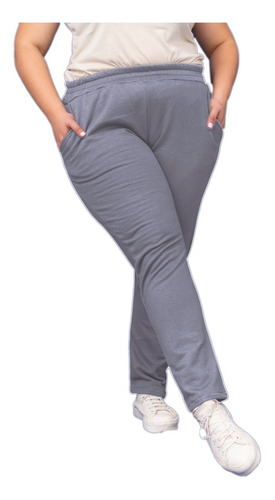 Pantalón Jogging Frizado De Invierno Mujer Talles Grandes